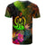Vanuatu Polynesian T Shirt Hibiscus and Banana Leaves - Polynesian Pride