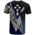 Kosrae Micronesian T Shirt White Lighting Piece - Polynesian Pride