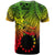 Cook Islands T Shirt Tribal Wave Tattoo Reggae - Polynesian Pride