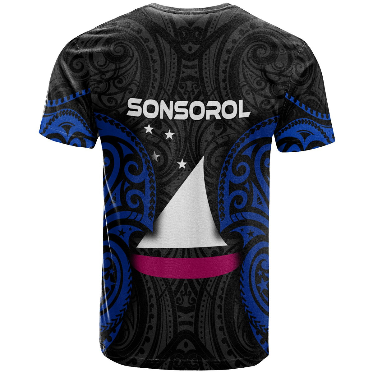 Palau Sonsorol Polynesian Custom T Shirt Palau Spirit - Polynesian Pride