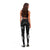 Tahiti Women's Leggings - Tahiti Seal In Polynesian Tattoo Style (Black) - Polynesian Pride