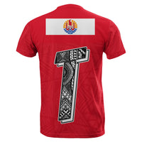 Tahiti All Over T Shirt Tahiti Flag Polynesian Tattoo Flag Style - Polynesian Pride