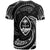 Guam Polynesian Custom T Shirt White Tribal Wave - Polynesian Pride