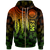 Federated States of Micronesia Zip up Hoodie Polynesian Wings (Reggae) Unisex Reggae - Polynesian Pride