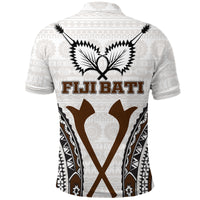 Fiji Bati Tapa Pattern Polo Shirt LT12 - Polynesian Pride