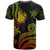 New Caledonia Custom T Shirt Polynesian Turtle With Pattern Reggae - Polynesian Pride