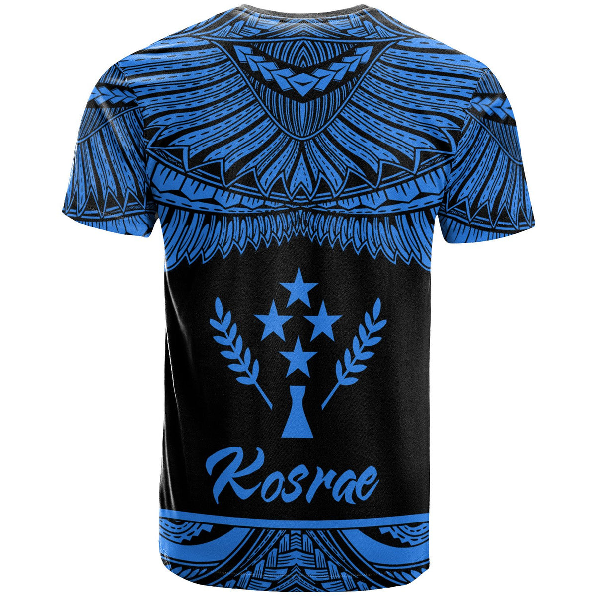 Kosrae Polynesian Custom T Shirt Kosrae Pride Blue Version - Polynesian Pride