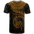 New Caledonia Polynesian Custom T Shirt New Caledonia Waves (Golden) - Polynesian Pride