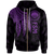 Federated States of Micronesia Zip up Hoodie Polynesian Wings (Purple) Unisex Purple - Polynesian Pride