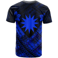 Nauru Polynesian Custom T Shirts Nauru Blue Seal Camisole Hibiscus Style - Polynesian Pride
