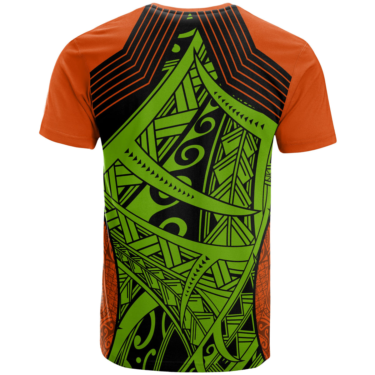 Polynesian Hawaii All Over T Shirt Tribal Wave - Polynesian Pride