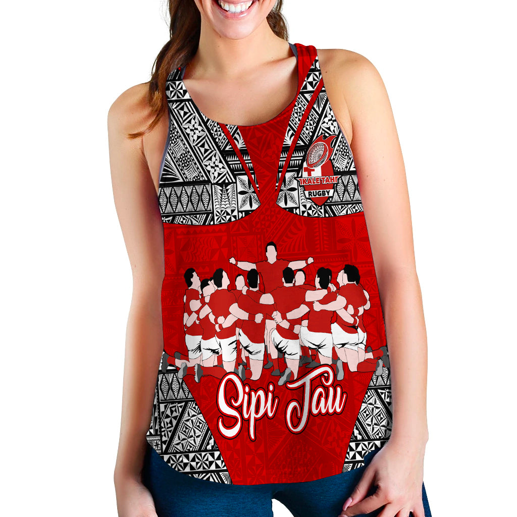 Tonga Rugby Ikale Tahi Sipi Tau Women Tank Top - LT2 - Polynesian Pride
