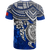Tonga T Shirt Tonga Tonga Coat of Arms Turtle Hibiscus Blue - Polynesian Pride