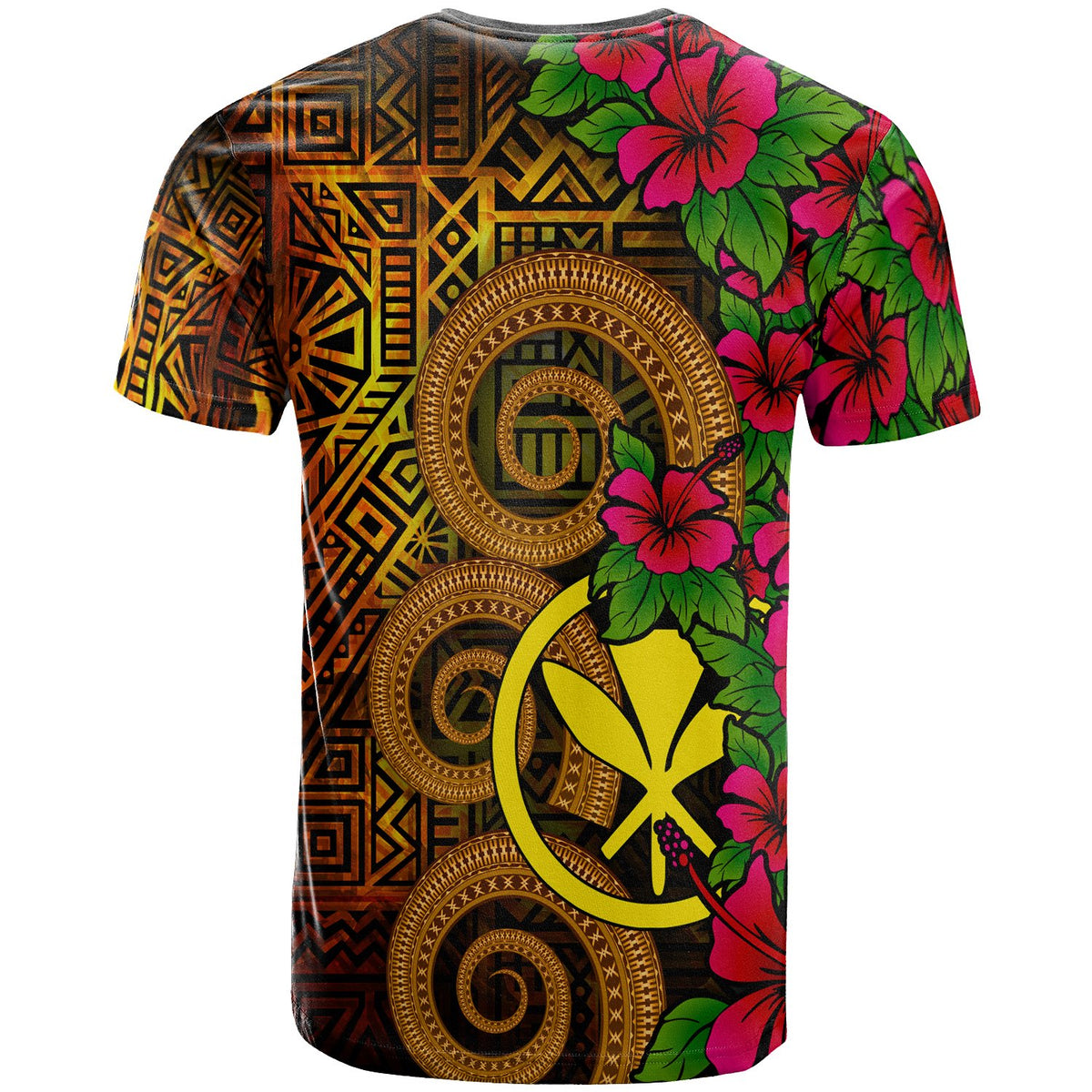 Hawaii Polynesian Custom T Shirt Hibiscus Vintage - Polynesian Pride