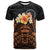 Chuuk Custom Personalised T- Shirt - Tribal Pattern Hibiscus
