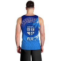 Fiji Tapa Tribal Coconut Tree Men Tank Top - LT12 - Polynesian Pride