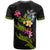 Solomon Islands Polynesian Custom T Shirt Plumeria Tribal - Polynesian Pride