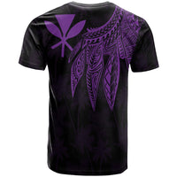Polynesian Hawaii Kanaka Maoli T shirt Polynesian Wings (Purple) - Polynesian Pride