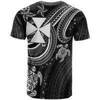 Wallis and Futuna Custom T Shirt White Turtle - Polynesian Pride