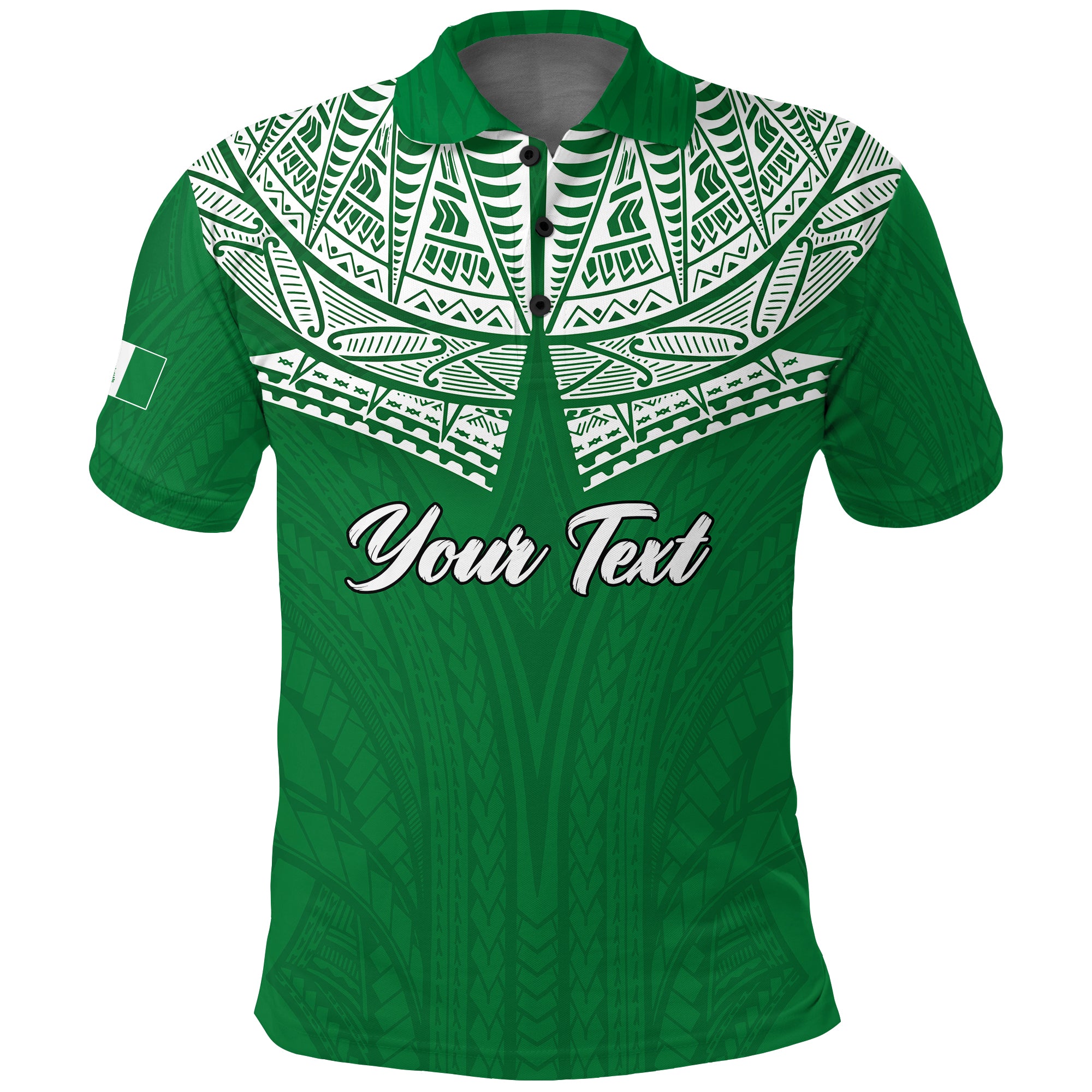 Custom Norfolk Islands Pine Tree Polo Shirt LT12 Unisex Green - Polynesian Pride