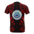 Federated States of Micronesia T Shirt F S M Seal Polynesian Tattoo Red Style - Polynesian Pride