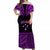 (Custom Personalised) Samoa Tatau Off Shoulder Long Dress Purple Polynesian Proud Samoan LT13 Women Purple - Polynesian Pride
