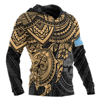 Federated States of Micronesia Hoodie Golden Turtle - Polynesian Pride