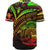 Nauru Baseball Shirt - Reggae Color Cross Style - Polynesian Pride