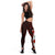 Samoa Polynesian Custom Personalised Legging - Coat Of Arm With Hibiscus - Polynesian Pride