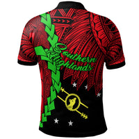 Papua New Guinea Southern Highlands Province Polynesian Polo Shirt Tribal Wave Tattoo - Polynesian Pride
