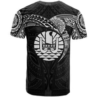 Tahiti Polynesian T Shirt Full Color Heart Shield - Polynesian Pride