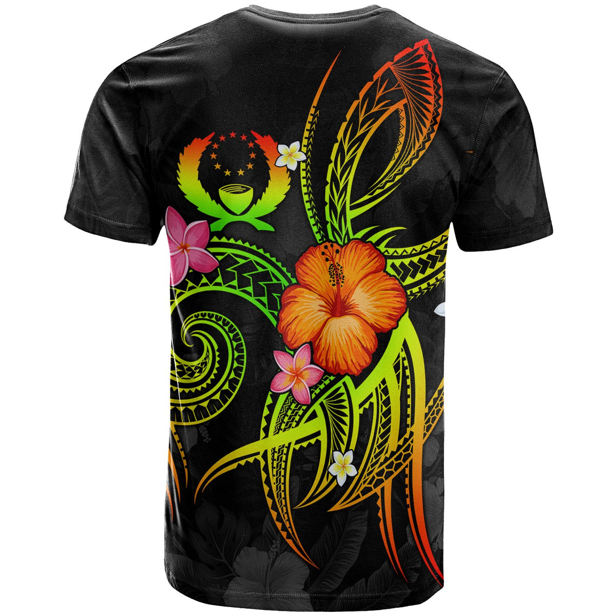 Pohnpei Polynesian Custom T Shirt Legend of Pohnpei (Reggae) - Polynesian Pride