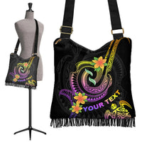 Polynesian Boho Handbag - Plumeria Flowers with Spiral Patterns - Polynesian Pride