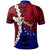 Papua New Guinea Central Province Polynesian Custom Polo Shirt Tribal Wave Tattoo - Polynesian Pride