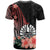 Tahiti T Shirt Red Polynesian Hibiscus Pattern Style - Polynesian Pride