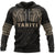 Tahiti Polynesian Tattoo All Over Hoodie Gold Unisex Gold - Polynesian Pride