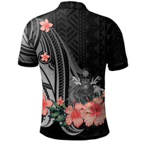 Solomon Islands Polo Shirt Polynesian Hibiscus Pattern Style - Polynesian Pride