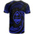 Guam Polynesian Custom T Shirt Blue Tribal Wave - Polynesian Pride