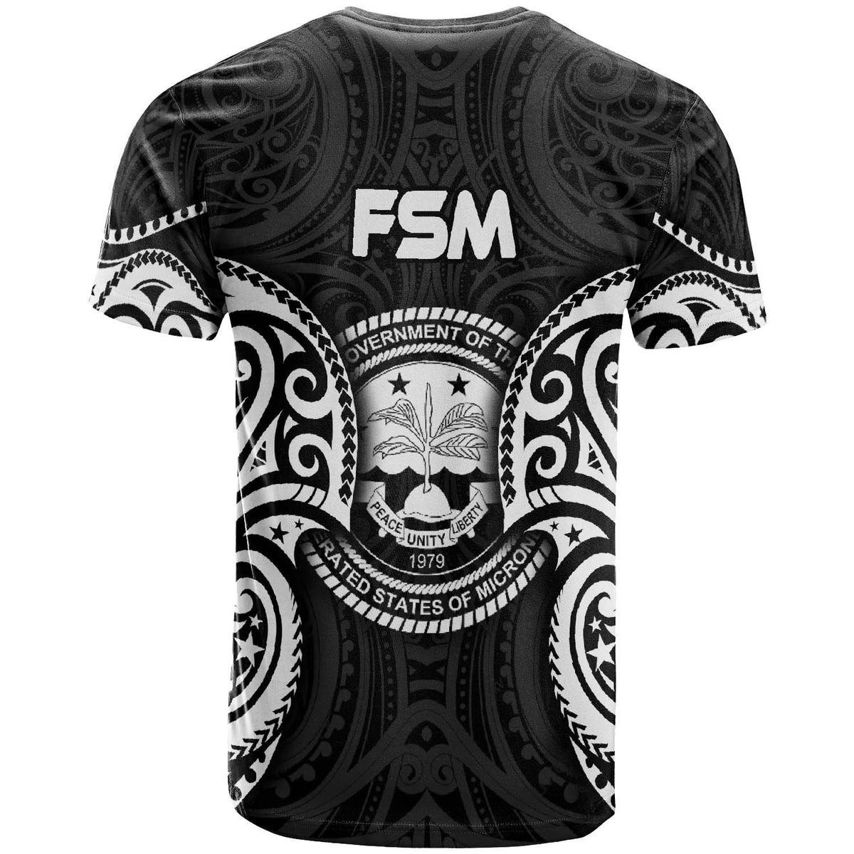 Federated States of Micronesia T Shirt FSM Spirit White - Polynesian Pride