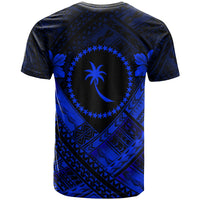 Chuuk Polynesian T Shirt Chuuk Blue Seal Camisole Hibiscus Style - Polynesian Pride