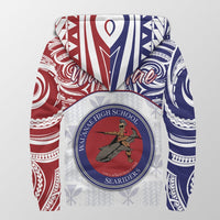 Hawaii Sherpa Hoodie - Kanaka Waianae High School Sherpa Hoodie Demodern Style AH - Polynesian Pride