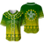 (Custom Personalised) Cook Islands Turtle With Tribal Baseball Jersey - LT12 Green - Polynesian Pride