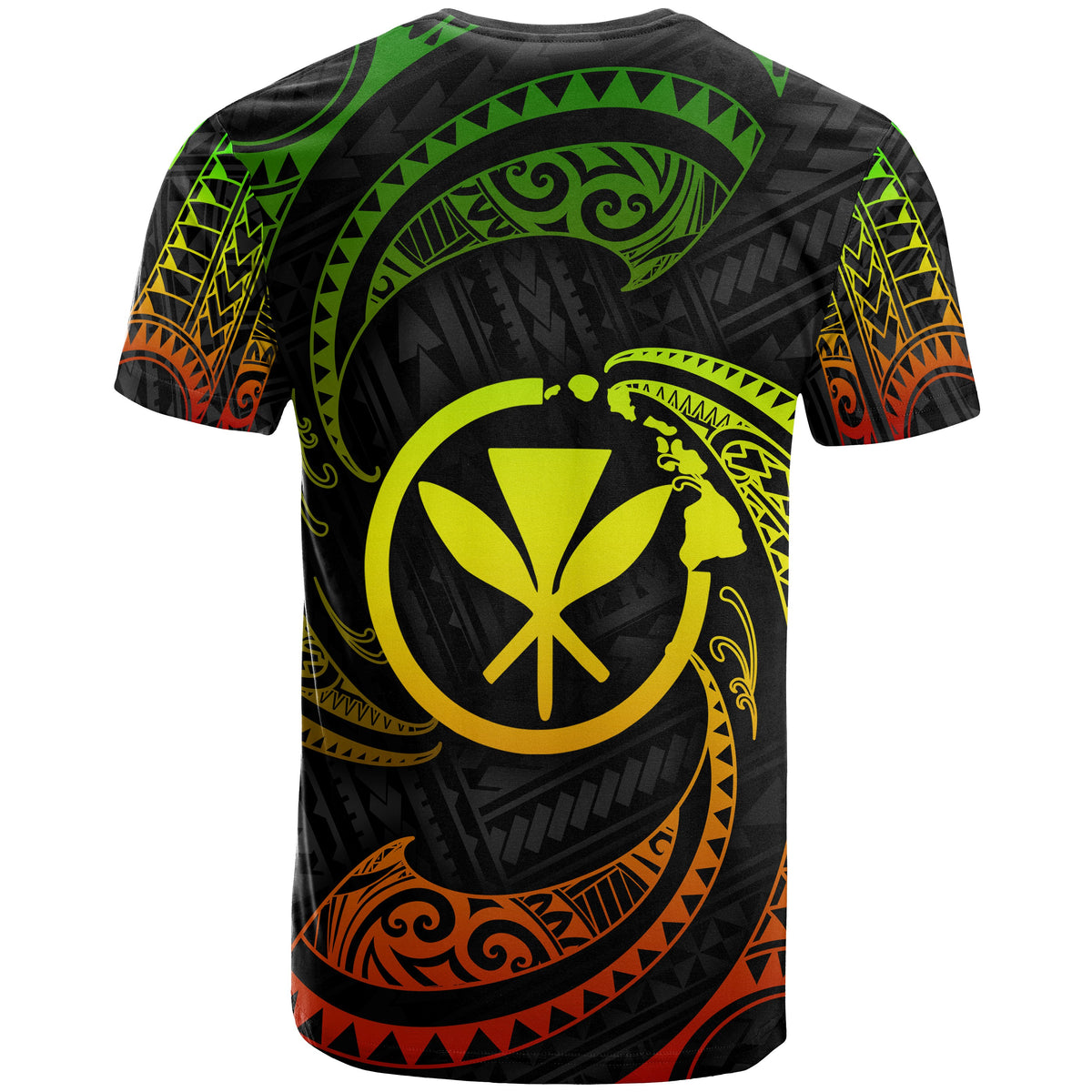 Polynesian Hawaii Custom T Shirt Reggae Tribal Wave - Polynesian Pride