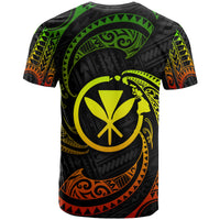 Polynesian Hawaii Custom T Shirt Reggae Tribal Wave - Polynesian Pride