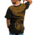 New Caledonia Polynesian Custom T Shirt New Caledonia Waves (Golden) - Polynesian Pride