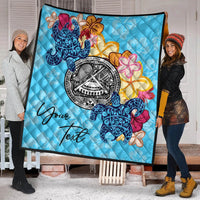 American Samoa Custom Personalised Premium Quilt - Tropical Style - Polynesian Pride