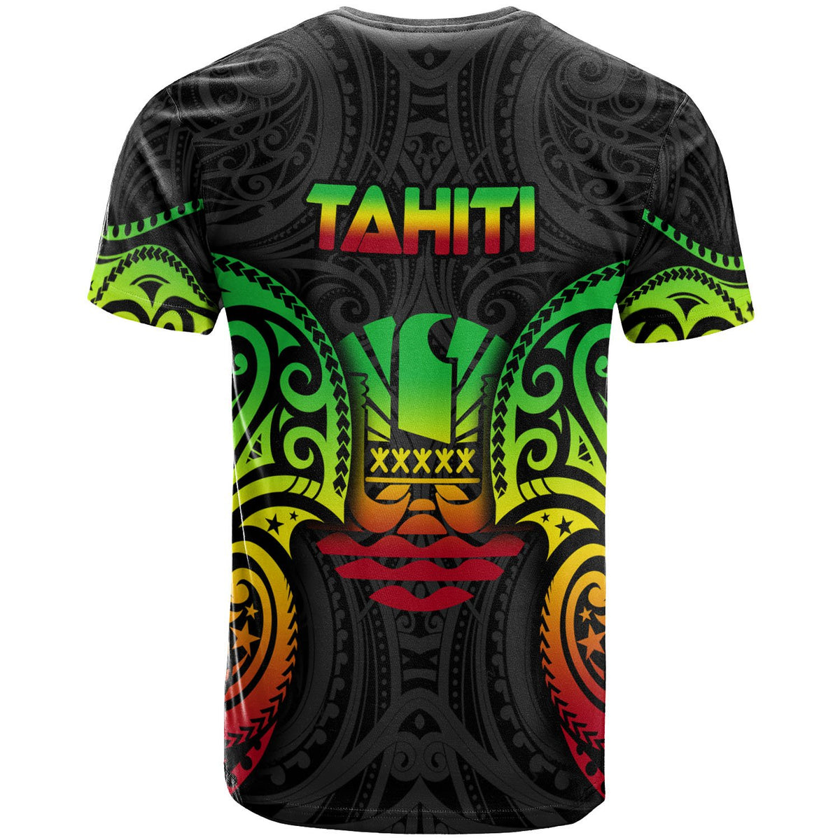 Tahiti Polynesian T Shirt Tahitians Spirit Reggae - Polynesian Pride