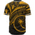 Chuuk State Baseball Shirt - Gold Color Cross Style - Polynesian Pride