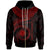 Marshall Islands Polynesian Zip up Hoodie Marshall Islands Waves (Red) Unisex Red - Polynesian Pride