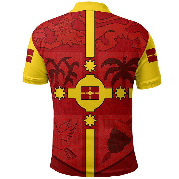 Rotuma Fiji Polo Shirt Vitian Patterns LT20